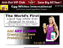 Tablet Screenshot of eggwhitesint.com